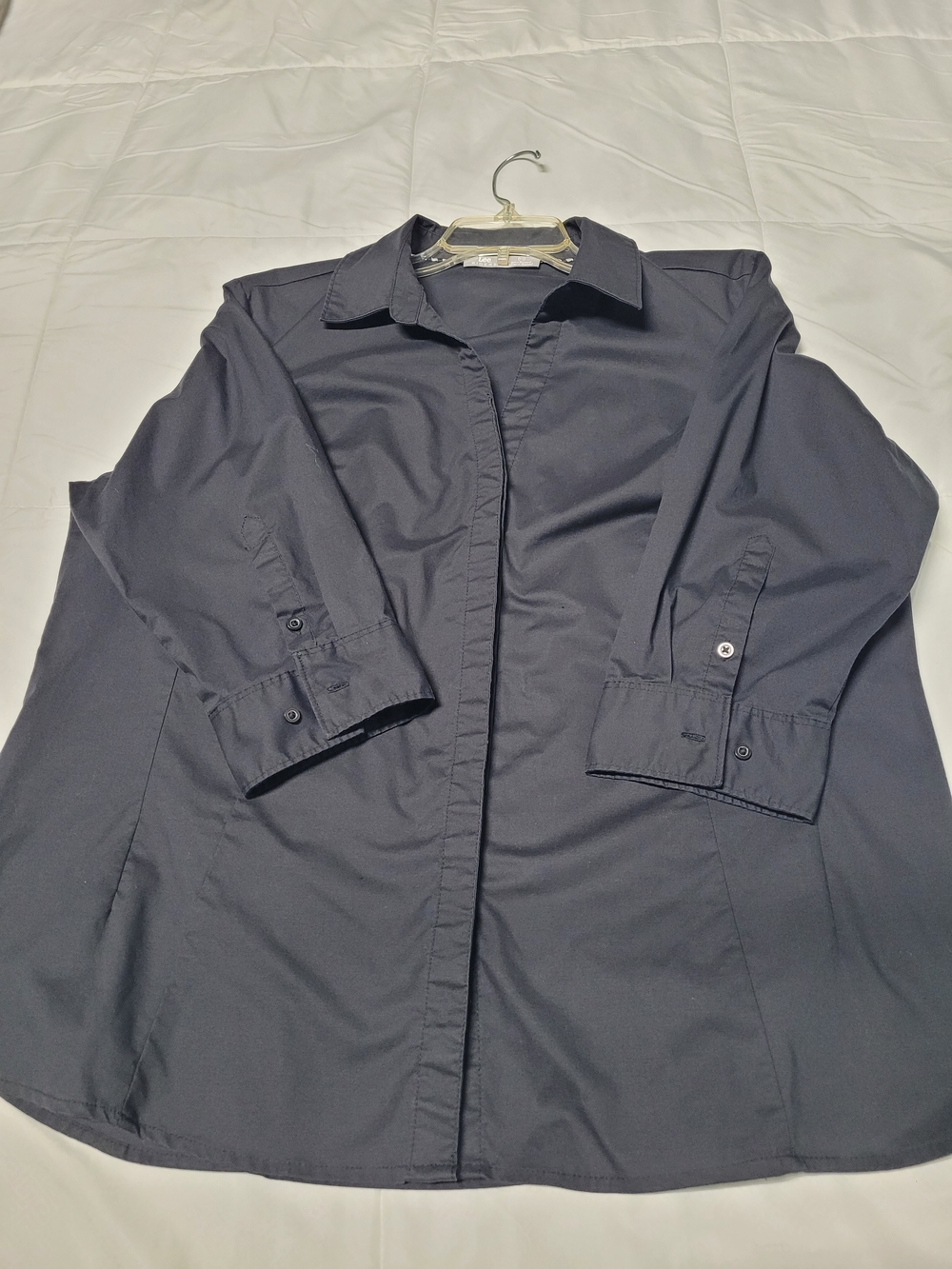 Lee Riders Black Button-Up Shirt
